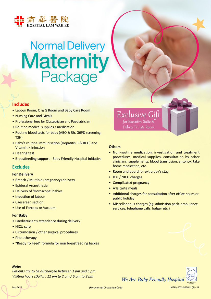 Normal Delivery Maternity Package